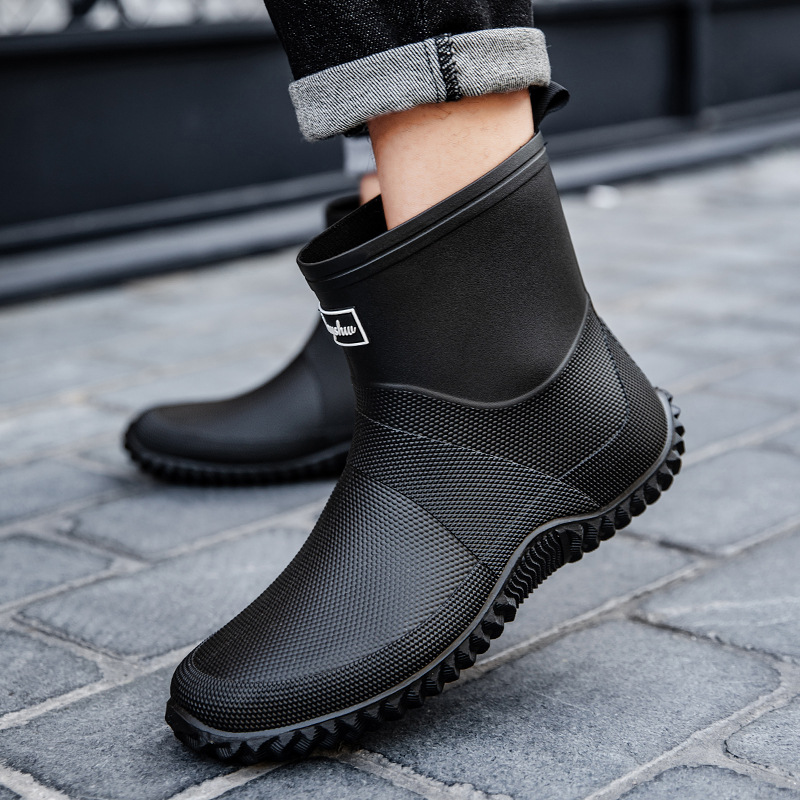 Nieuwe heren halfhoge regenlaa - Fishing Boots recensie en prijs