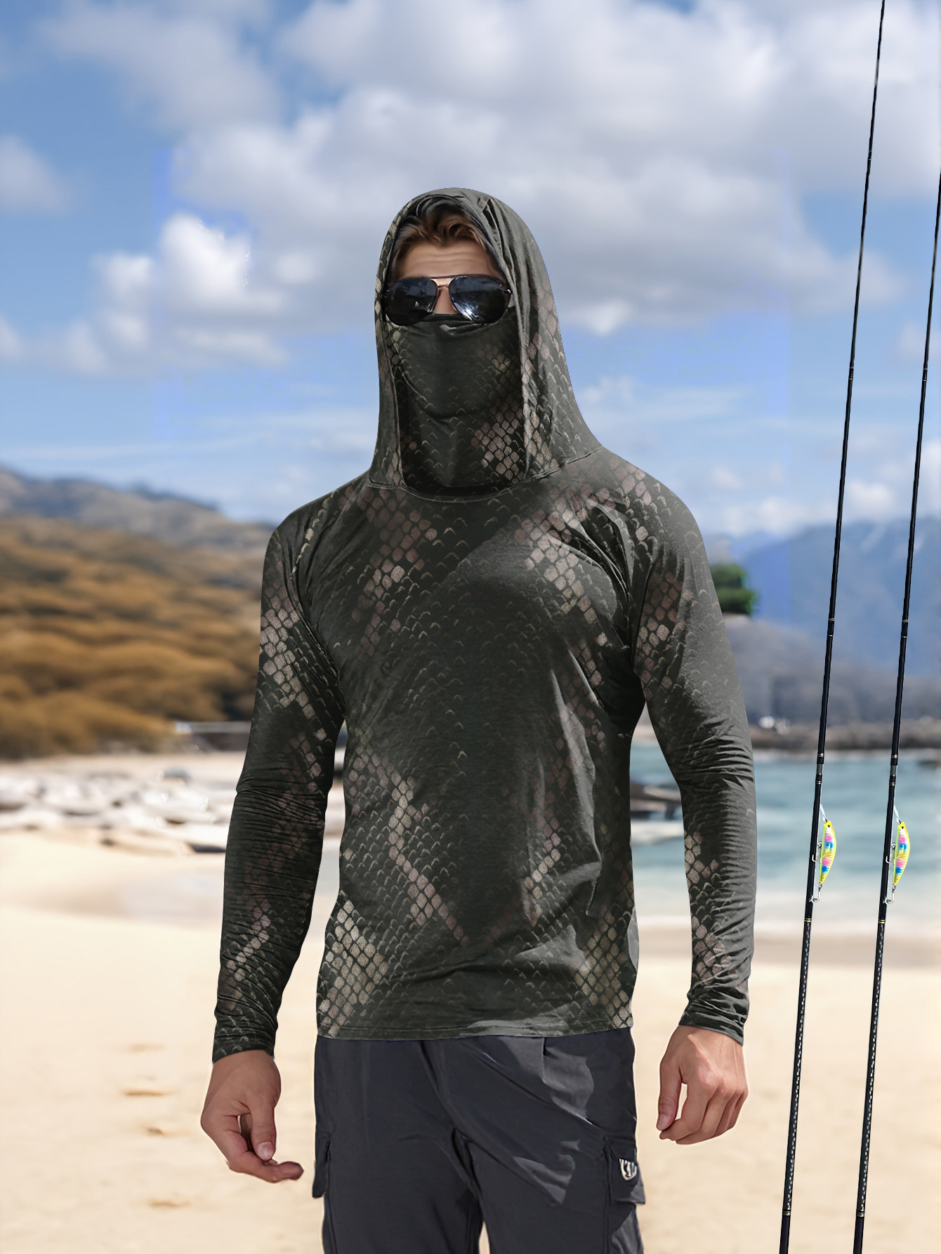 Heren vissershemd met capuchon - Fishing Hoodie recensie en prijs