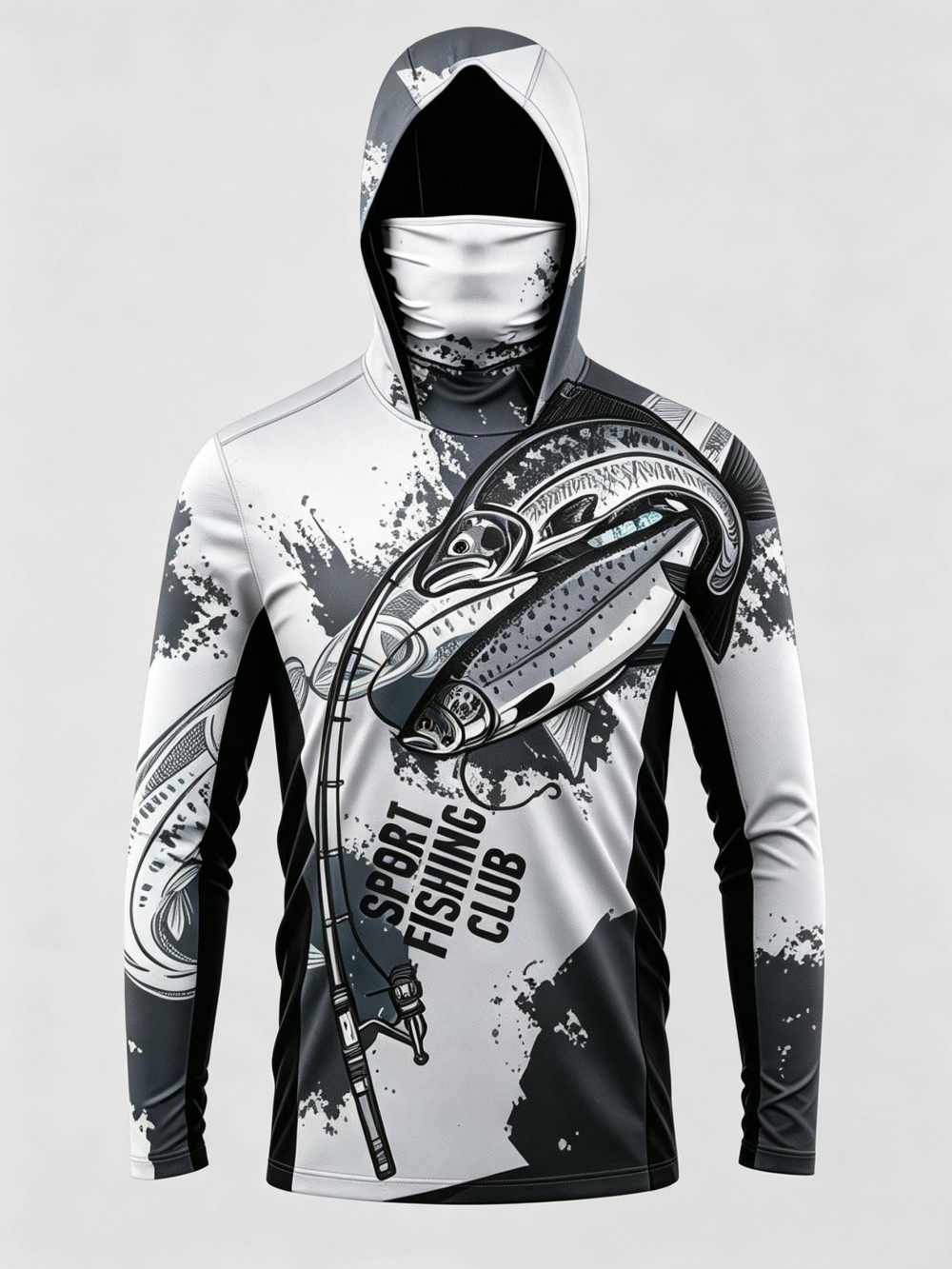 UPF50+ Camo Heren Lange Mouw V - Fishing Hoodie recensie en prijs